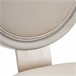 Michael Amini Eclipse Wood & Fabric Side Chair in Moonlight Gray (Set of 2)