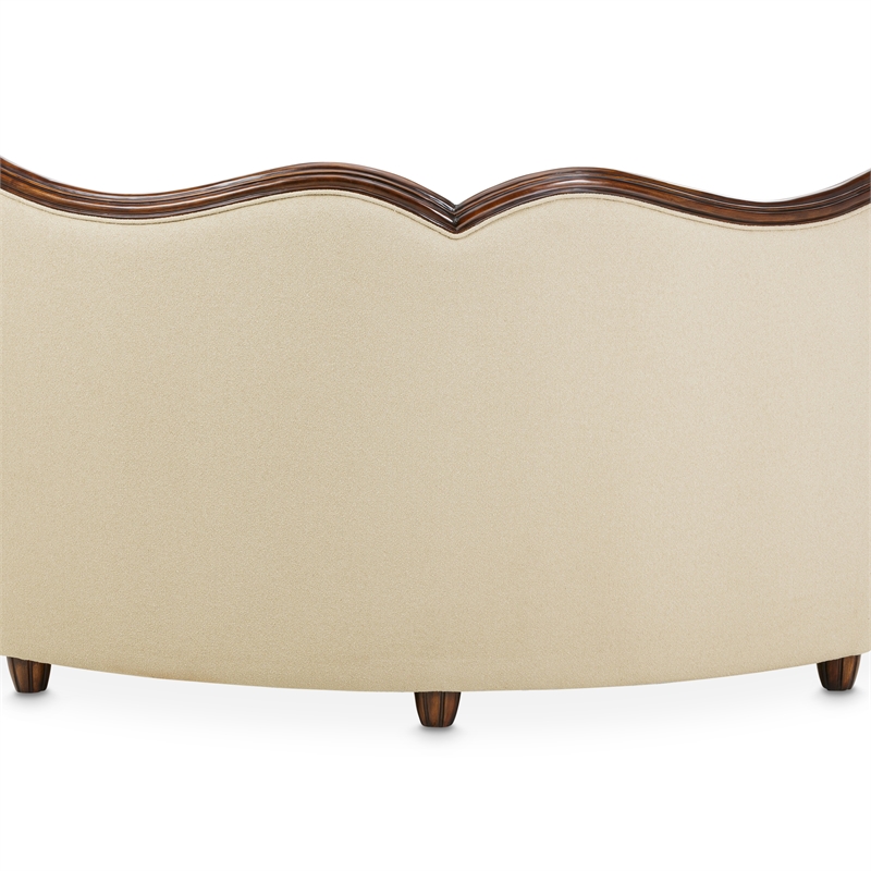 Michael Amini Chamberi Sectional Sofa - Toast/Warm Cognac