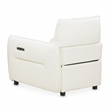 Michael Amini Verona 3-Piece Reclining Leather Sofa - Snow White