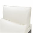 Michael Amini Verona 3-Piece Reclining Leather Sofa - Snow White