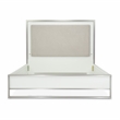 Michael Amini Marquee Modern Eastern King Panel Bed in Cloud White
