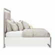 Michael Amini Marquee Modern Queen Panel Bed in Cloud White