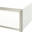 Michael Amini Marquee Modern Queen Panel Bed in Cloud White
