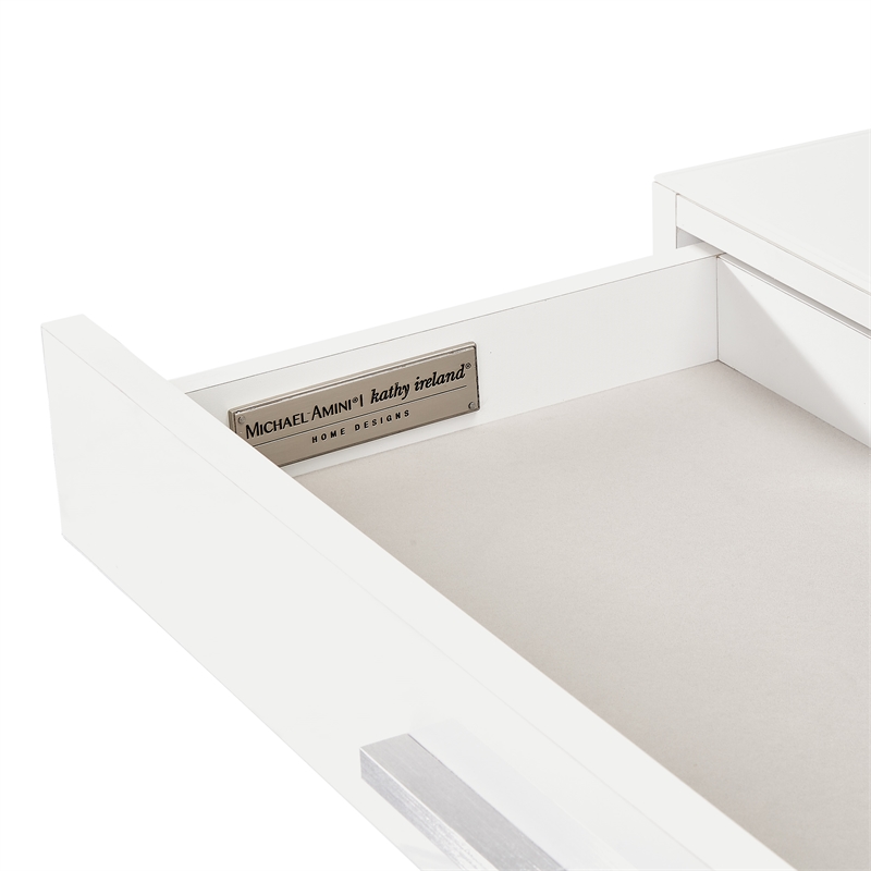 Marquee 8-Drawer Dresser with Mirror in Cloud White