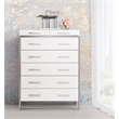 Michael Amini Marquee 7-Drawer Modern Chest in Cloud White