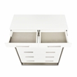 Michael Amini Marquee 7-Drawer Modern Chest in Cloud White