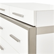Michael Amini Marquee 7-Drawer Modern Chest in Cloud White