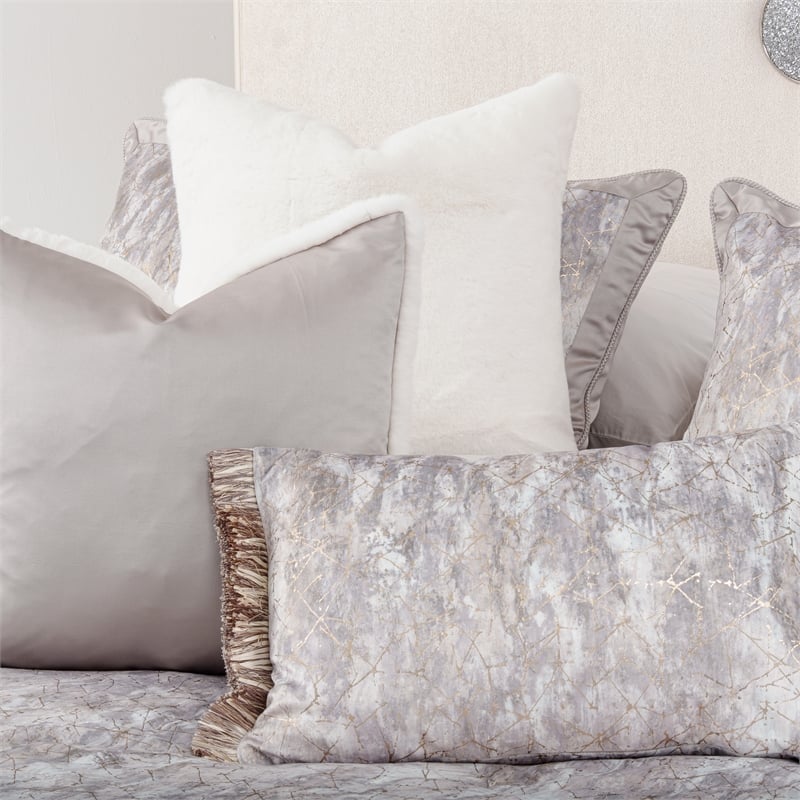 Michael Amini Odessa 6-Piece Queen Comforter Set - Mist