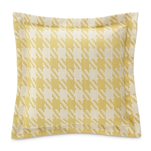 Michael Amini Newport Yates 24&quot Square Throw Pillow - Lemon in Set of 2