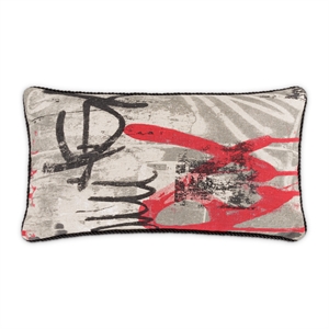 Michael Amini Uptown Downtown Robo Oblong Throw Pillow Natural/Firefly Set of 2