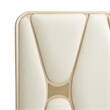 Michael Amini La Rachelle Queen Panel Bed - Champagne Ivory/Chardonnay