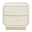 Michael Amini La Rachelle 2-Drawer Nightstand - Champagne Ivory