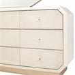Michael Amini La Rachelle 9-Drawer Dresser with Mirror - Champagne