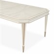 Michael Amini La Rachelle Rectangular Dining Table in Champagne