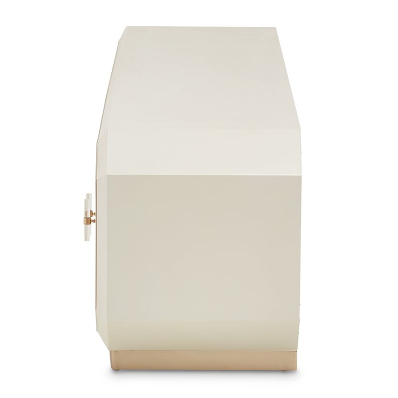 Michael Amini La Rachelle Media Cabinet in Champagne
