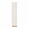 Michael Amini La Rachelle Display Cabinet with LED Lighting - Champagne Ivory