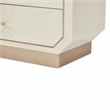 Michael Amini La Rachelle Display Cabinet with LED Lighting - Champagne Ivory