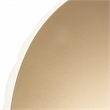 Michael Amini La Rachelle Round Cocktail Table with Glass Top - Champagne Ivory
