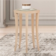 Michael Amini La Rachelle Chairside Table in Chardonnay Gold