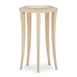 Michael Amini La Rachelle Chairside Table in Chardonnay Gold