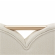 La Rachelle Dining Side Chair in Champagne Ivory Jacquard Set of 2