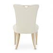 La Rachelle Dining Side Chair in Champagne Ivory Jacquard Set of 2