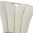 La Rachelle Dining Side Chair in Champagne Ivory Jacquard Set of 2