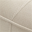Michael Amini La Rachelle Sofa Icicle Ivory and Chardonnay Wood Base