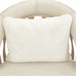 Michael Amini La Rachelle Flame Accent Chair in Gold Rush and Chardonnay Legs