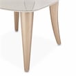 Michael Amini La Rachelle Vanity Chair in Champagne Ivory/Chardonnay