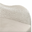 Michael Amini Yvette Accent Chair in Porcini Velvet and Champagne Wood Frame