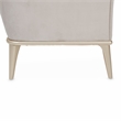Michael Amini Yvette Sofa in Porcini Velvet and Champagne Wood Frame