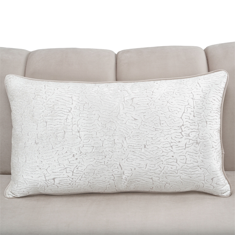Michael Amini Yvette Sofa in Porcini Velvet and Champagne Wood Frame