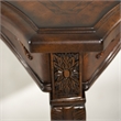 Windsor Court Traditional Wood Gathering Table - Vintage Brown Fruitwood