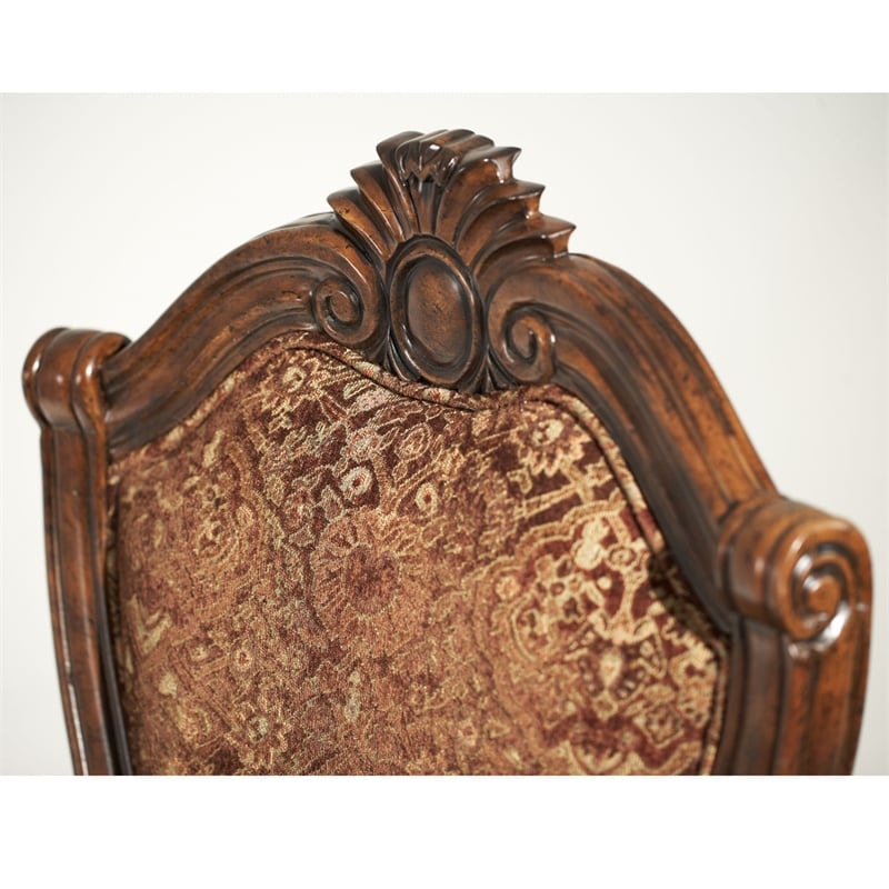 Windsor Court Traditional Counter Stool (Set of 2) - Vintage Brown Fruitwood