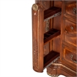 Cortina Traditional Wood Dresser with Mirror in Honey Walnut