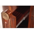 Michael Amini Cortina Wood Dresser and Mirror Set in Honey Walnut