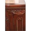 Michael Amini Cortina Wood Dresser and Mirror Set in Honey Walnut