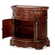 Michael Amini Cortina Wood Bedside Chest in Honey Walnut