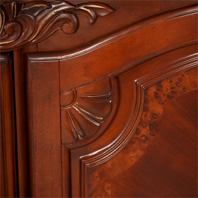 Michael Amini Cortina Wood Dresser in Honey Walnut