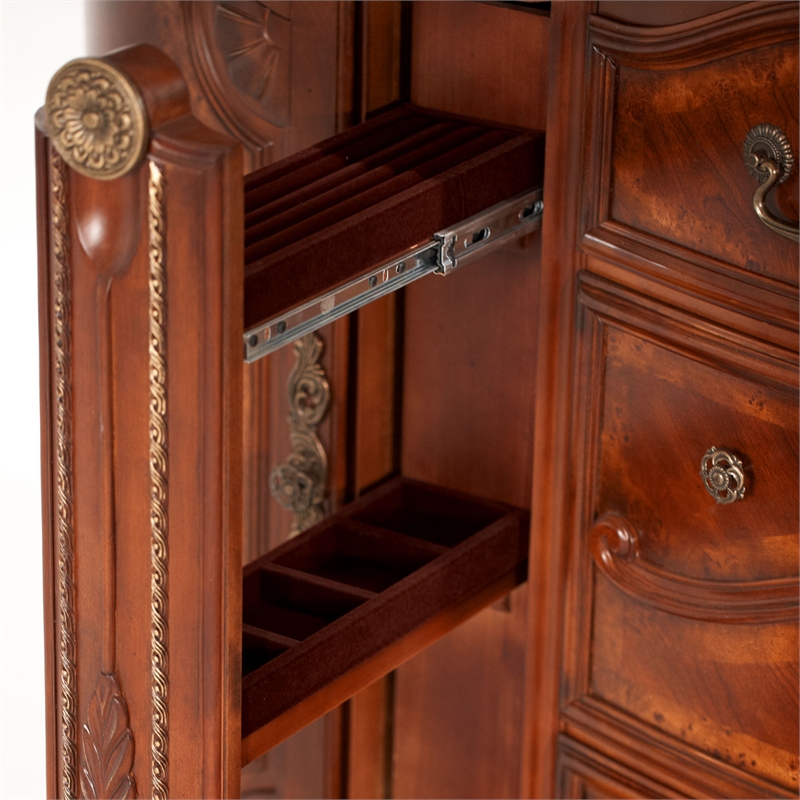 Michael Amini Cortina Wood Dresser in Honey Walnut