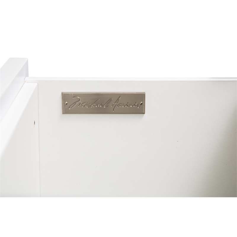 Michael Amini Sky Tower 7 Drawer Chest in Cloud White