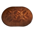 Michael Amini Villa Valencia Round Wood Dining Table - Classic Chestnut