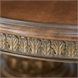 Michael Amini Villa Valencia Round Wood Dining Table - Classic Chestnut
