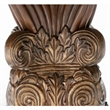 Michael Amini Villa Valencia Round Wood Dining Table - Classic Chestnut