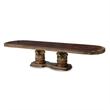 Michael Amini Villa Valencia Rectangular Wood Dining Table - Classic Chestnut