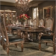 Michael Amini Villa Valencia Rectangular Wood Dining Table - Classic Chestnut