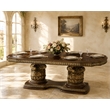 Michael Amini Villa Valencia Rectangular Wood Dining Table - Classic Chestnut