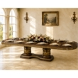 Michael Amini Villa Valencia Rectangular Wood Dining Table - Classic Chestnut