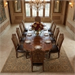 Michael Amini Villa Valencia Rectangular Wood Dining Table - Classic Chestnut